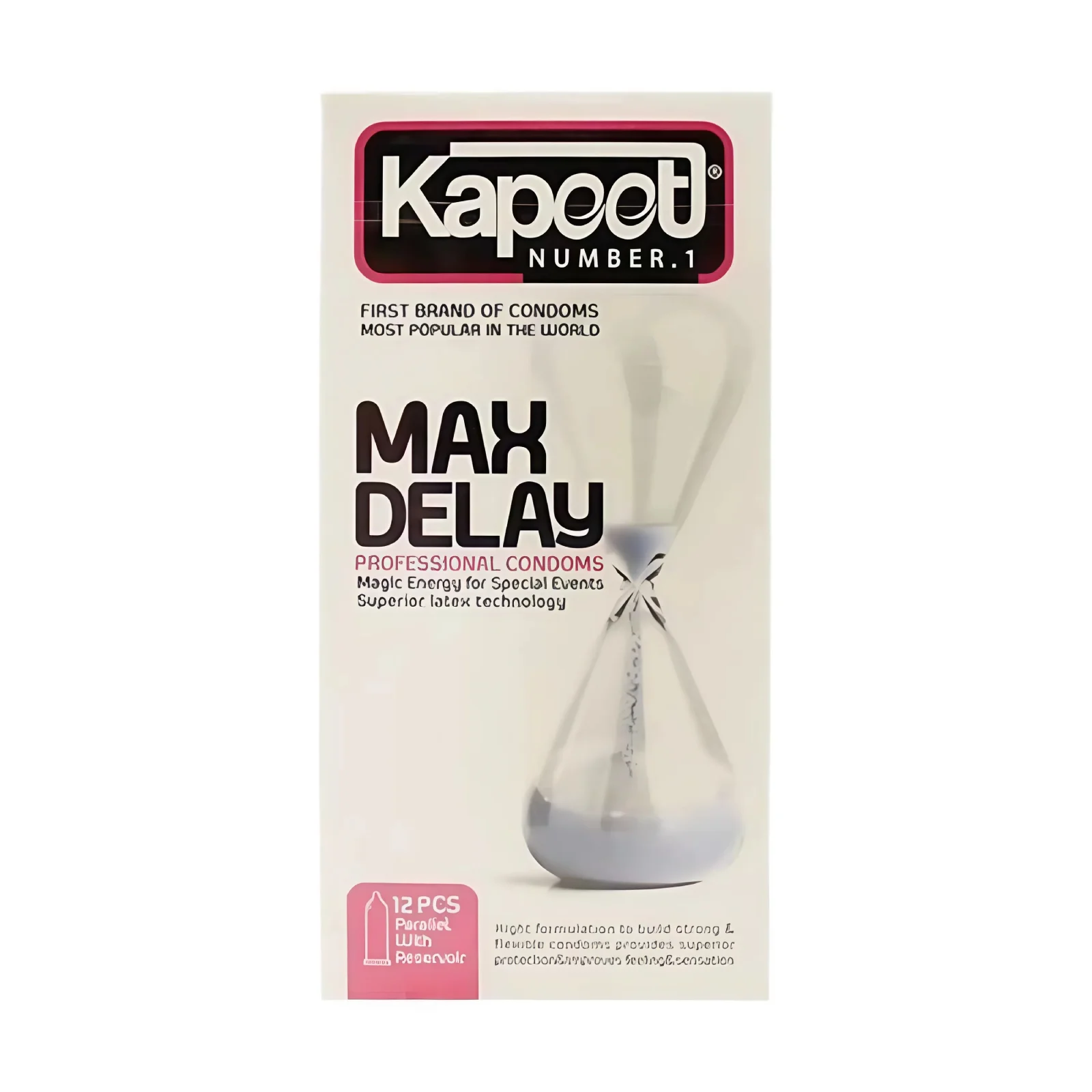 کاندوم کاپوت مدل Max Delay بسته 12 عددی