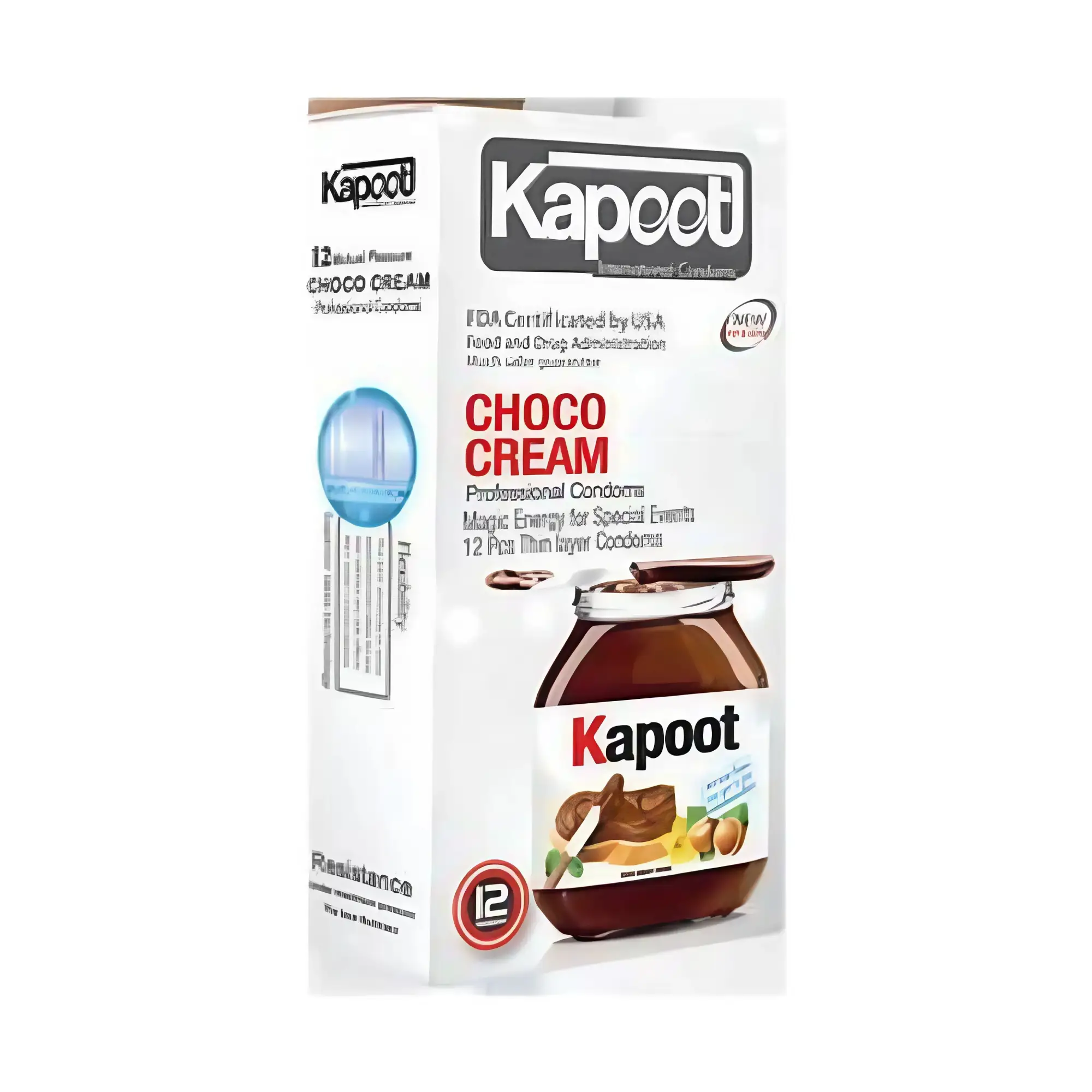 کاندوم تاخیری کاپوت مدل Choco cream بسته 12 عددی