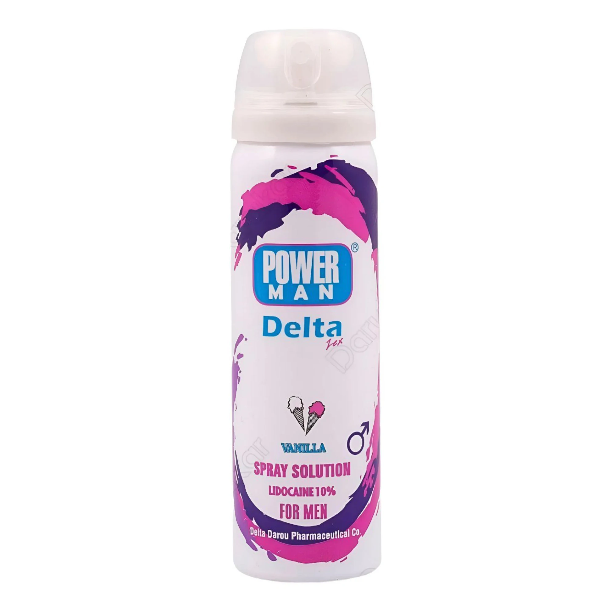 اسپری تاخیری پاورمن دلتا مدل vanilla حجم 60 میلی لیتر